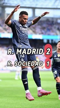 Real Sociedad 1 - 2 Real Madrid | Resultado, goles