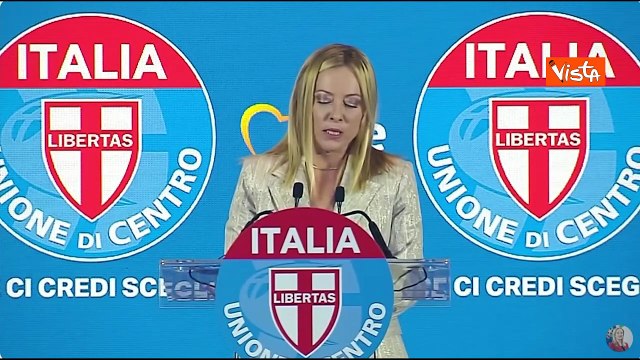 Meloni: Il campo di gioco che abbiamo scelto è quello del reale, non dell'ideologia