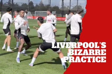 Liverpool Players Engage in Unusual Practice Drill Before Burnley Clash ⚽