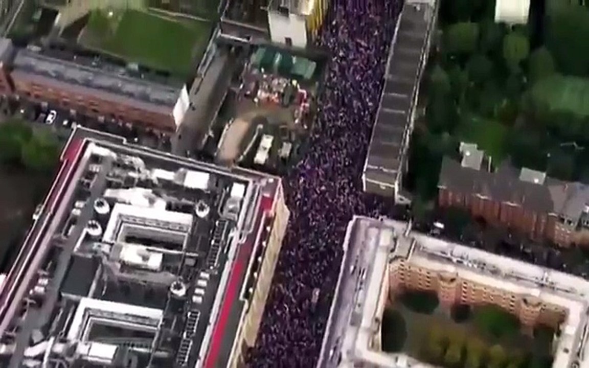 Londres beaucoup de citoyens anti migrations