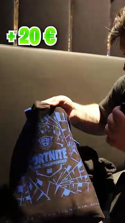 Tous les goodies du sac de cadeau pour les influenceurs Fortnite lors des FNCS #fortnite #pirastack #FNCS
