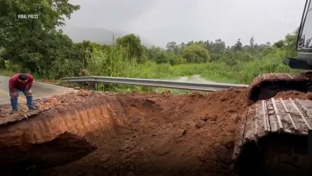 Infrastructure Worker Dies After Being Buried Alive by a Collapsed Road He Was Inspecting