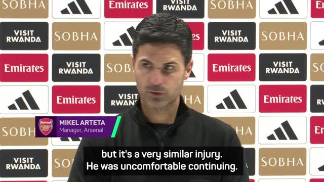Arteta gives update on Odegaard injury