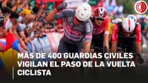 Más de 400 guardias civiles vigilan el paso de la Vuelta Ciclista