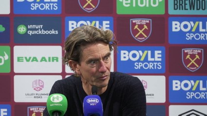 Frank on Tottenham's first victory in 6 years against West Ham