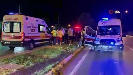 Sivassporlu futbolcular kazaya karıştı: 3 sporcu yaralandı