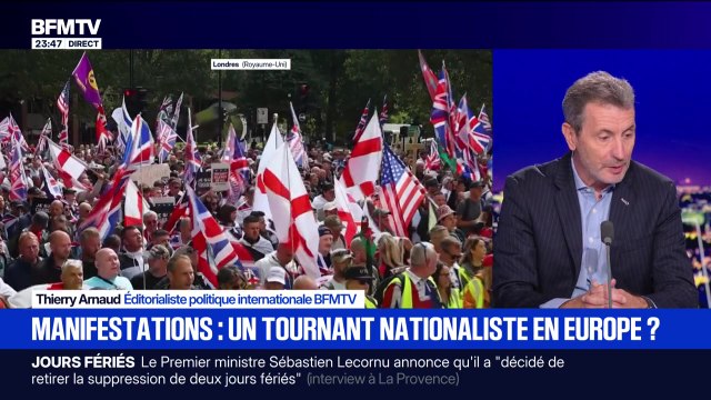 Extrême droite : plus de 100 000 personnes à Londres - 13/09