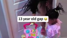 Age Gap siblings 🤣🤣 #siblings #siblingslove #siblingsbonding #baby #babyfever #fypviralシ