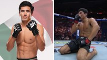 Santiago Luna debuta en UFC con victoria y knockout; así festeja el mexicano