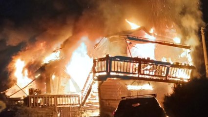 충북 옥천 주택에서 불...거주하던 70대 화상 / YTN