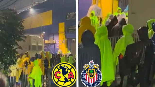 América vs Chivas: Fuerte lluvia sorprende en el Estadio Ciudad de los Deportes previo a Clásico Nacional