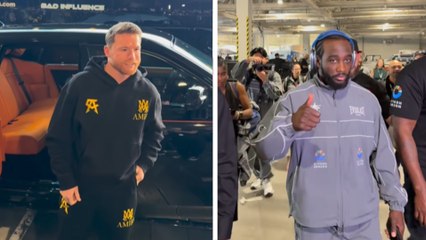 Canelo y Crawford llegan al Allegiant Stadium de Las Vegas; todo listo para la pelea