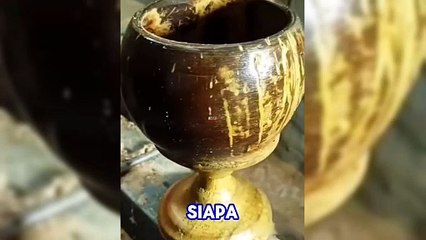 🌴 Gelas Cantik dari Batok Kelapa | Kerajinan Unik Ramah Lingkungan