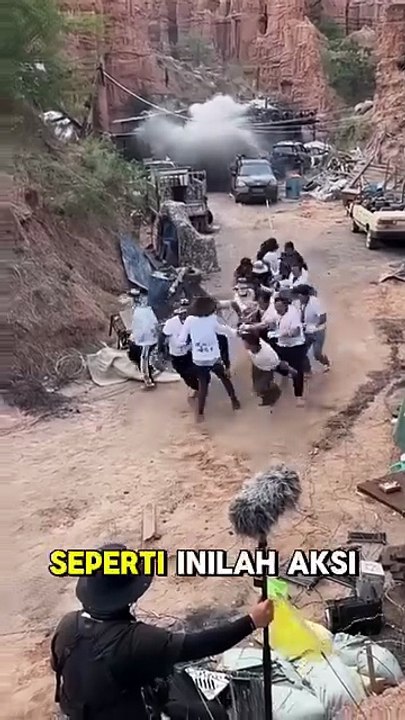 Dibalik Layar Pembuatan Film Perang Tentara #shortvideo #viral #unik #dibaliklayar #film