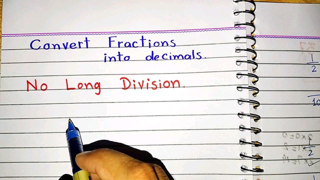 Converting Fractions to Decimals Without Long Division | Division of Decimals | MathOguide