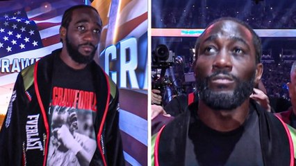 Terence Crawford hace su entrada triunfal previo a la pelea contra Canelo Álvarez