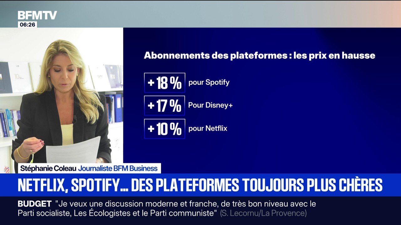 Disney +, Spotify, YouTube : pourquoi le prix des abonnements des plateformes augmentent de plus en plus ?