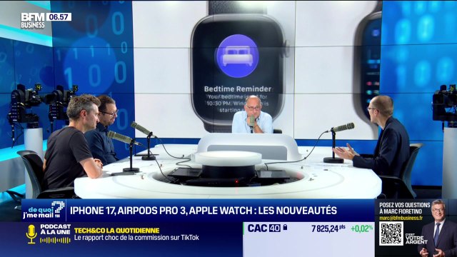 De Quoi J'me Mail : iPhone 17, AirPods Pro 3, Apple Watch... les nouveautés (2/2) - 14/09