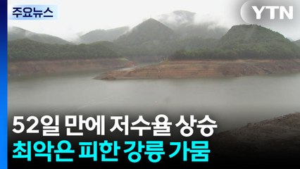 52일 만에 저수율 상승...최악은 피한 강릉 가뭄 / YTN