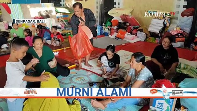 Pasca Banjir Bali, Pengungsi Terima Bantuan Logistik dan Pemeriksaan Kesehatan | KOMPAS SIANG