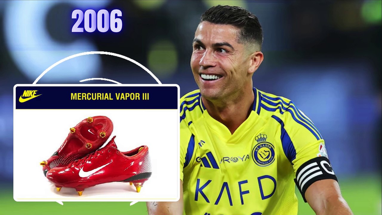 Evolution of CRISTIANO RONALDO 🏆⚽ Football Boots History