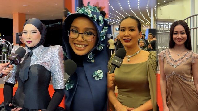 Aina Abdul, Daiyan Trisha paling glam… Ini fesyen artis popular di red carpet AIM24