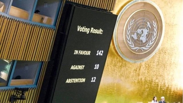 Birleşmiş Milletler Genel Kurulu’nda Filistin’de iki devletli çözümün uygulanmasına ilişkin tasarı kabul edildi