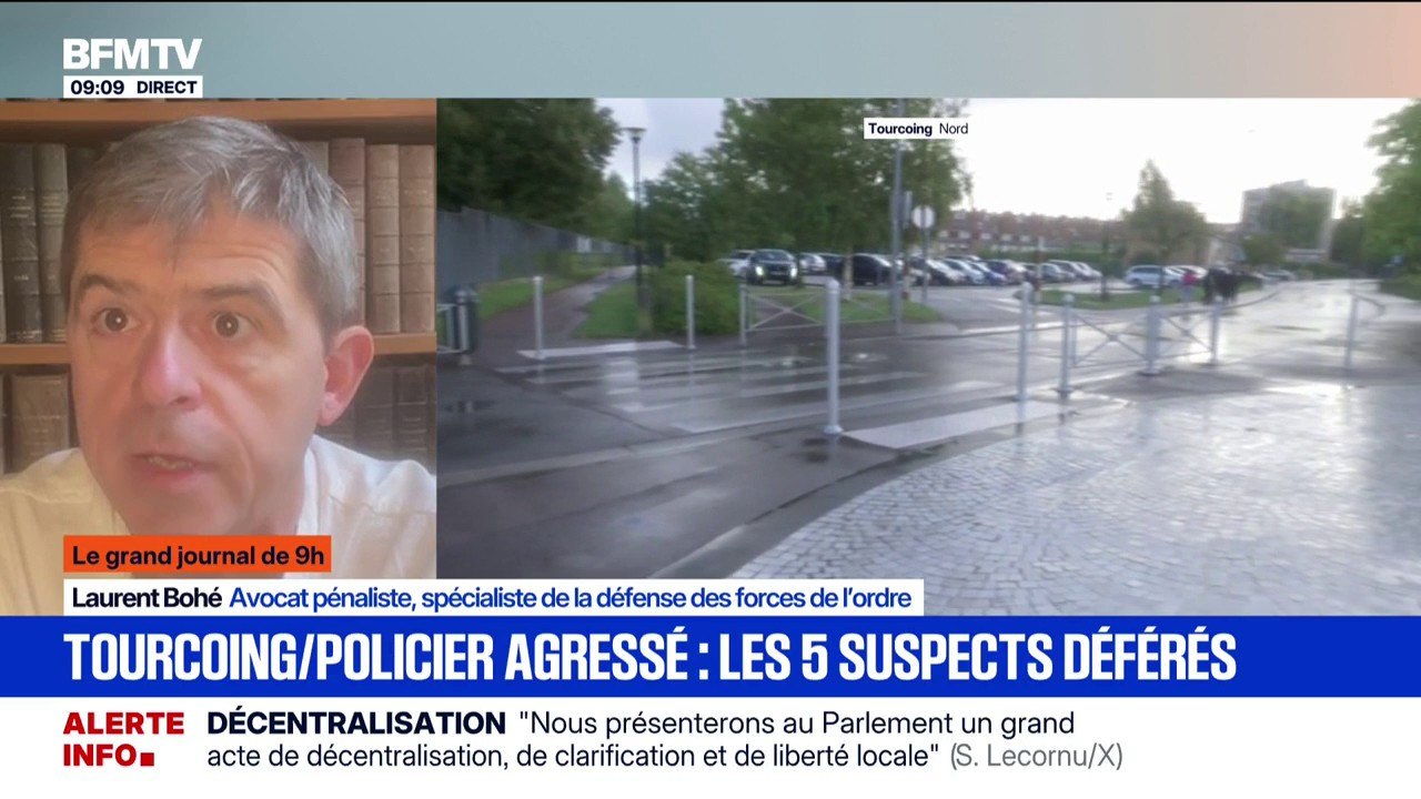 Le dossier - Agression d'un policier à Tourcoing: "Le fait de filmer de tels actes, c'est puni de la même manière que pour ceux qui ont commis le fait lui-même", explique Laurent Bohé, avocat pénaliste