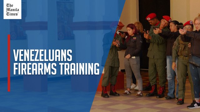 Venezuelan civilians learn to use firearms in response to US tension