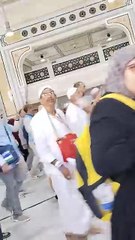 after namz E juma going outside, alot 's people, Hajj 2024, at Haram Saudi Arabia, Makkah,7 june