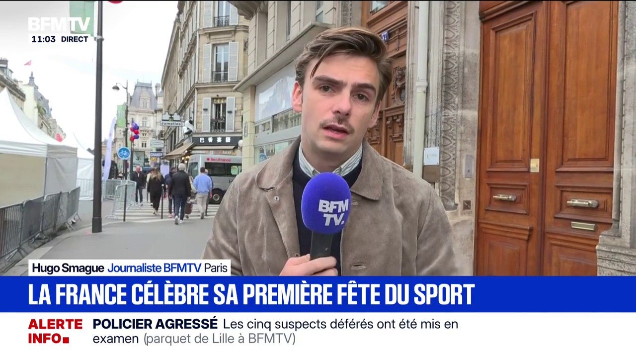 La première Fête du sport s'organise rue de Rivoli à Paris où plusieurs activités sportives vont être proposées