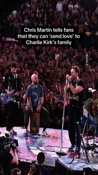 Chris Martin, le chanteur de Cold Play, déclenche la colère de certains fans et de la gauche, en rendant hommage en plein concert à Charlie Kirk