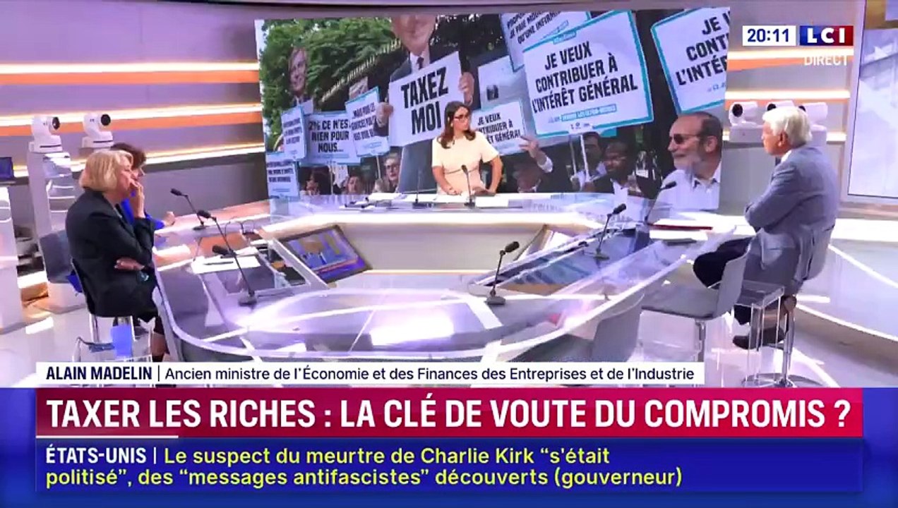 L’ancien ministre de l'Economie Alain Madelin ému aux larmes lors de son intervention en direct à l'antenne