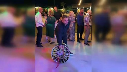 Gelin ve Damada Araba Jantı Takıldı!