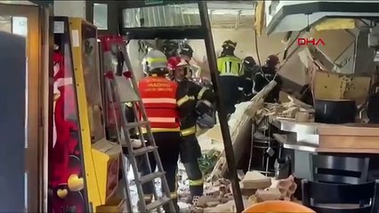 Madrid'de kafede patlama: Ölü ve yaralılar var