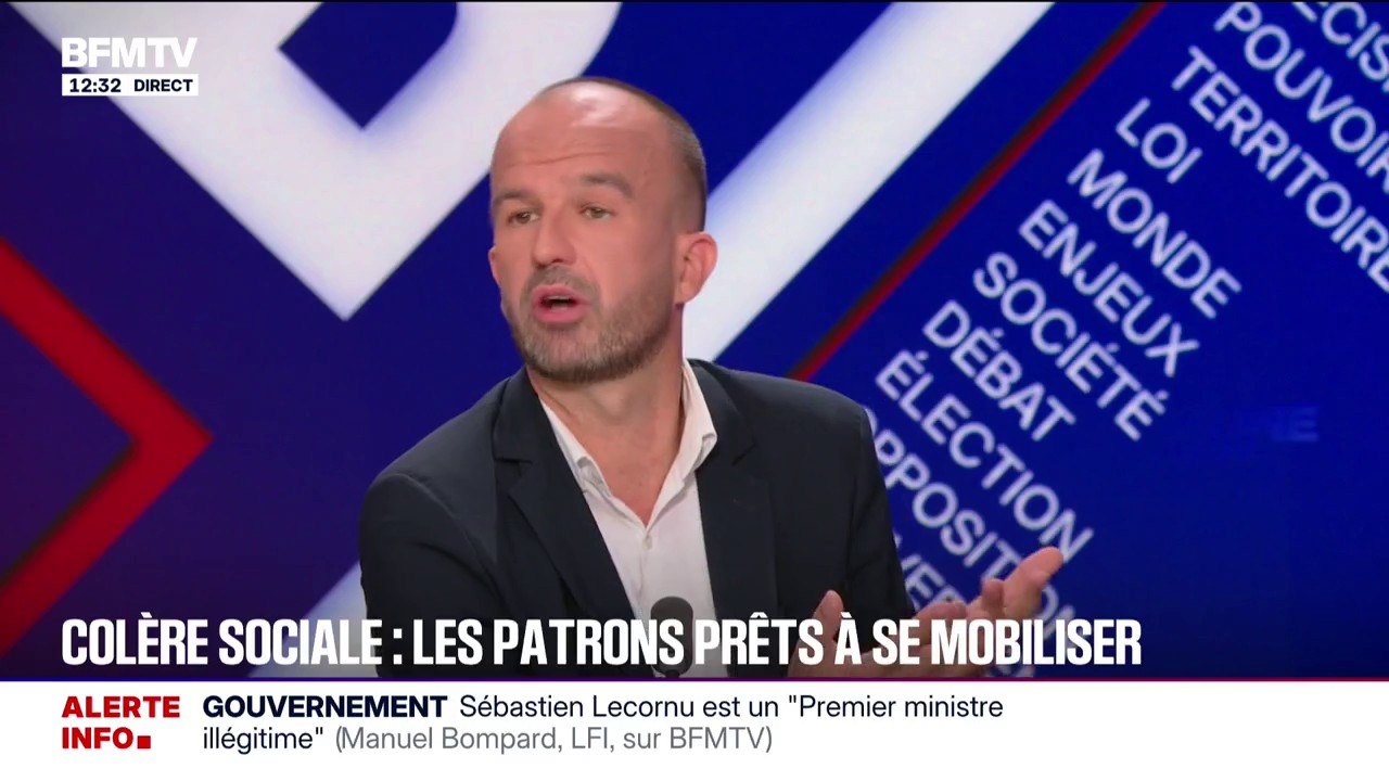 Impôts: "Il faut une politique qui concentre les efforts sur les très grands groupes et qui facilite la vie des petites entreprises", estime Manuel Bompard (LFI)