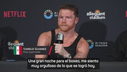 Canelo: "Lo intentaba, pero mi cuerpo no respondía"