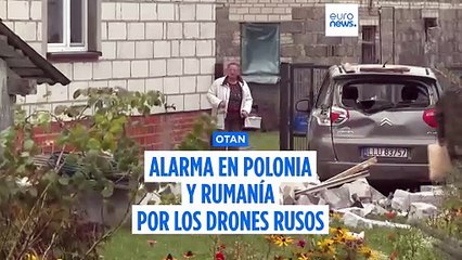 Rumanía en alerta después de que un dron ruso violara su espacio aéreo nacional