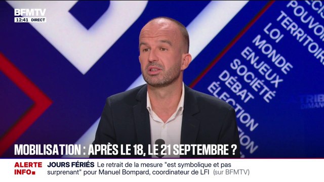 Toute personne qui s'inscrit dans l'opposition à la politique macroniste doit voter la censure immédiate du gouvernement de monsieur Lecornu , affirme Manuel Bompard (LFI)