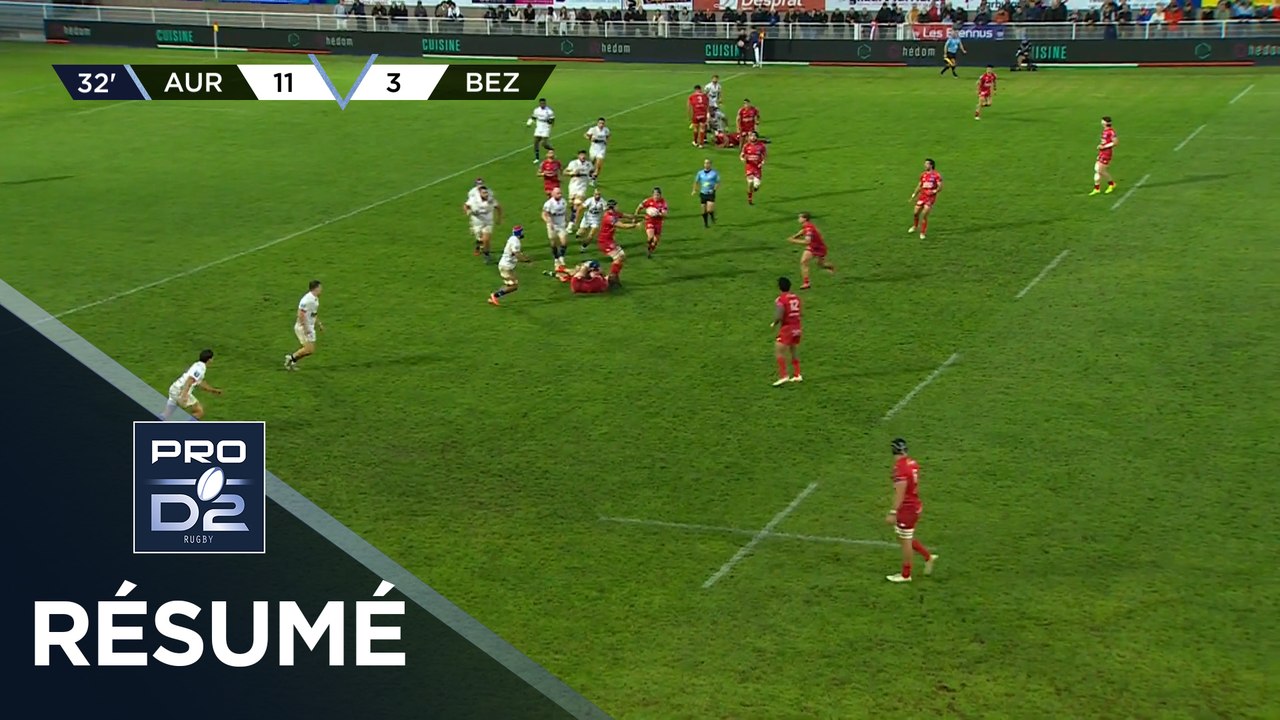 PRO D2 Saison 2025-2026 J03 - Résumé Stade Aurillacois - AS Béziers Hérault
