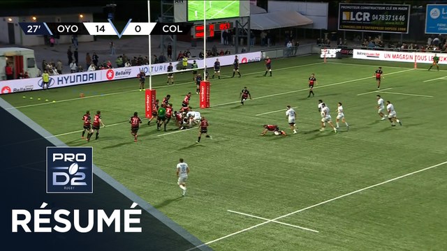 PRO D2 Saison 2025-2026 J03 - Résumé Oyonnax Rugby - Colomiers Rugby