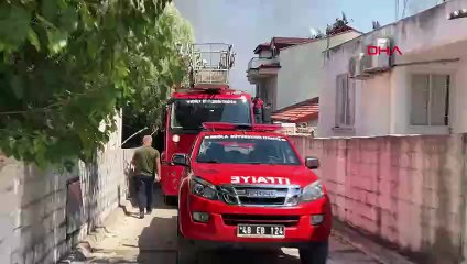 Fethiye’de müstakil evde yangın