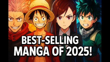 Top 10 Best-Selling Manga of 2025 (Jan–Sep): Jujutsu Kaisen, One Piece & Dandadan Dominate!