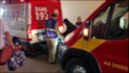 Jovem cai do telhado e com ferimentos é levado ao Hospital Universitário