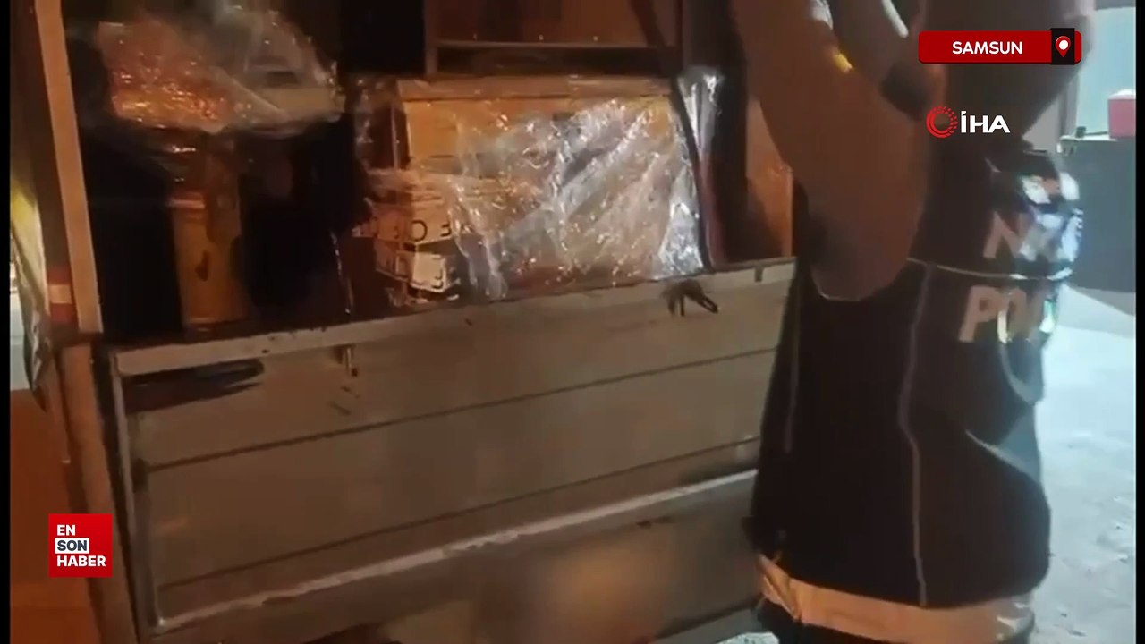 Samsun;'da bulaşık makinesine gizlenen 53 bin hap ortaya çıktı