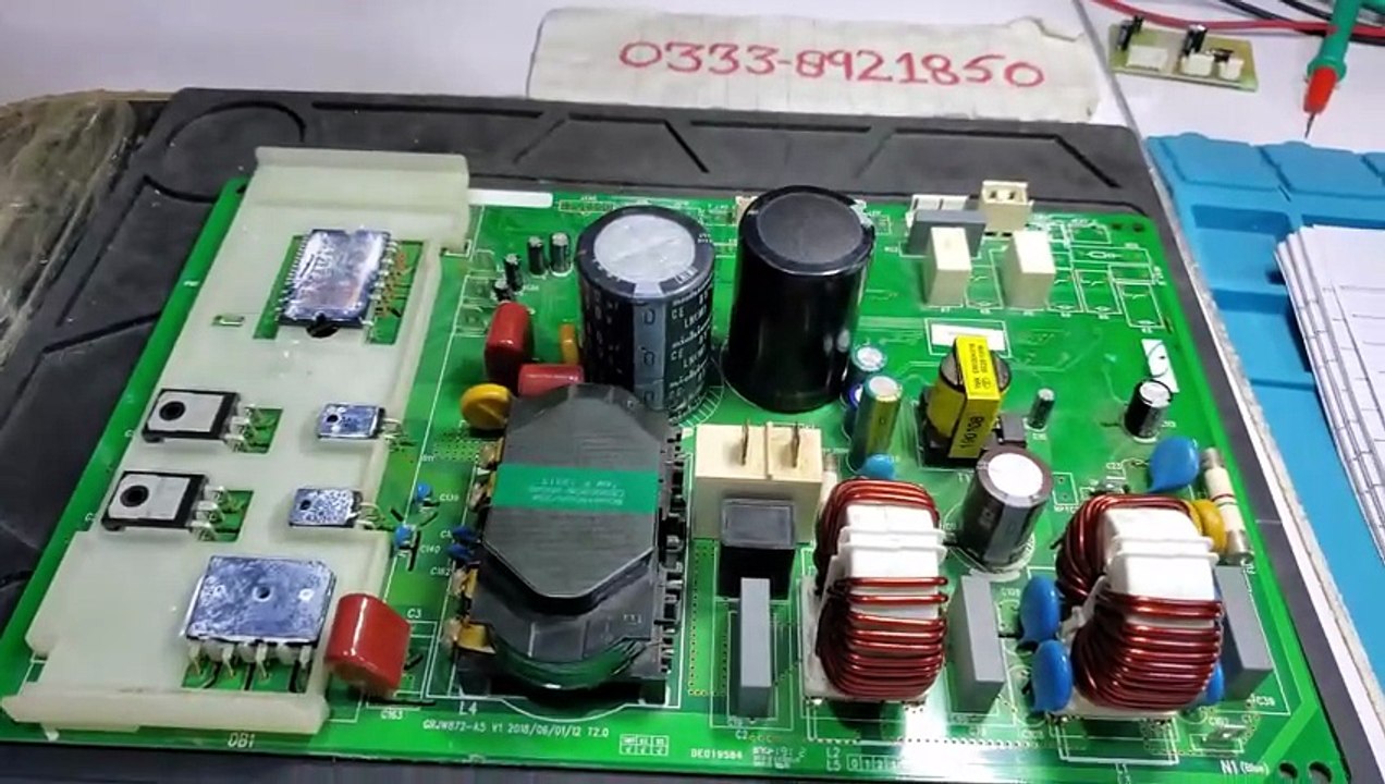 DC inverter AC PCB training center Gree E5 error code PCB Repairing ...
