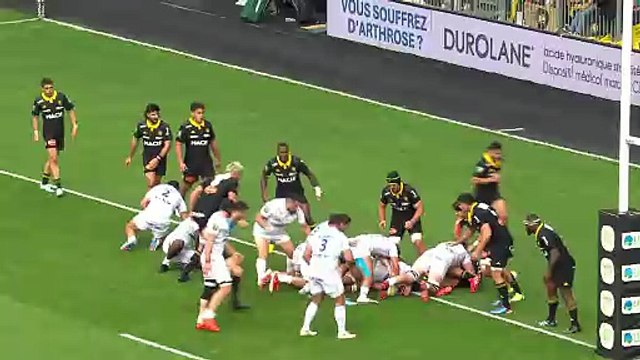 TOP 14 - Essai de Yerim FALL (ASM) - Stade Rochelais - ASM Clermont