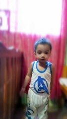 Baby not feeling well but still dance