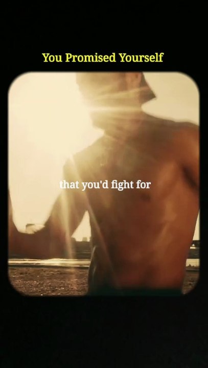 Honor Your Promise: Keep Fighting for Your Dreams