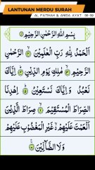 MERDU SAMPAI NANGIS DENGAR LANTUNAN SURAH AL FATIHAH.....
